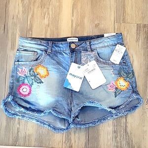 Mayoral Jean Shorts, Girls Size 14